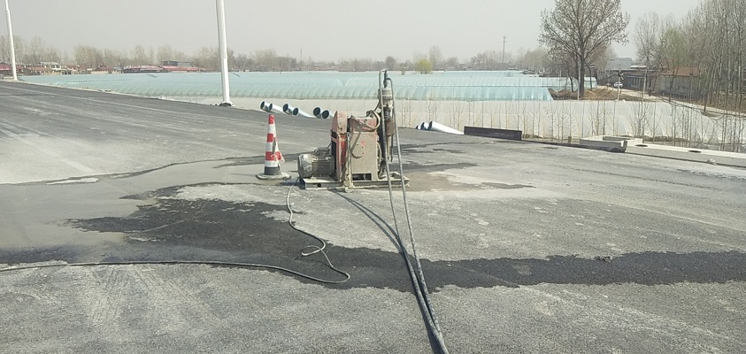 定兴道路回填土下沉注浆